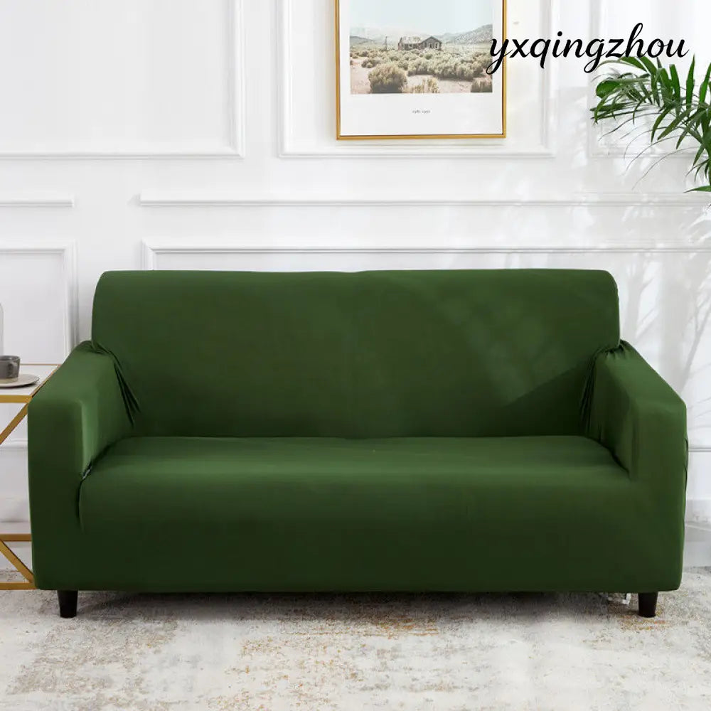 All-Inclusive Stretch Sofa Cover - Single 90 140cm / Army Green