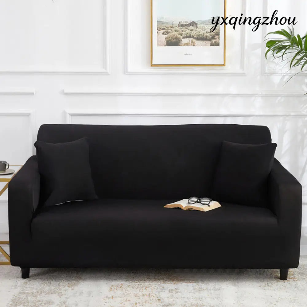 All-Inclusive Stretch Sofa Cover - Single 90 140cm / Black