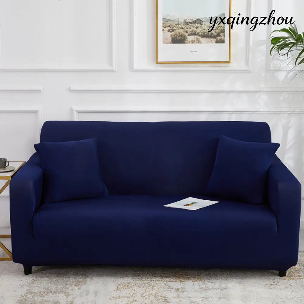 All-Inclusive Stretch Sofa Cover - Single 90 140cm / Dark Blue
