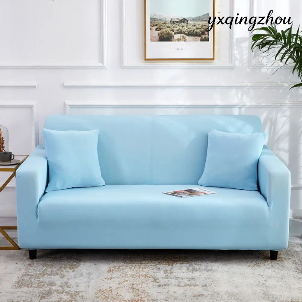 All-Inclusive Stretch Sofa Cover - Single 90 140cm / Light Blue