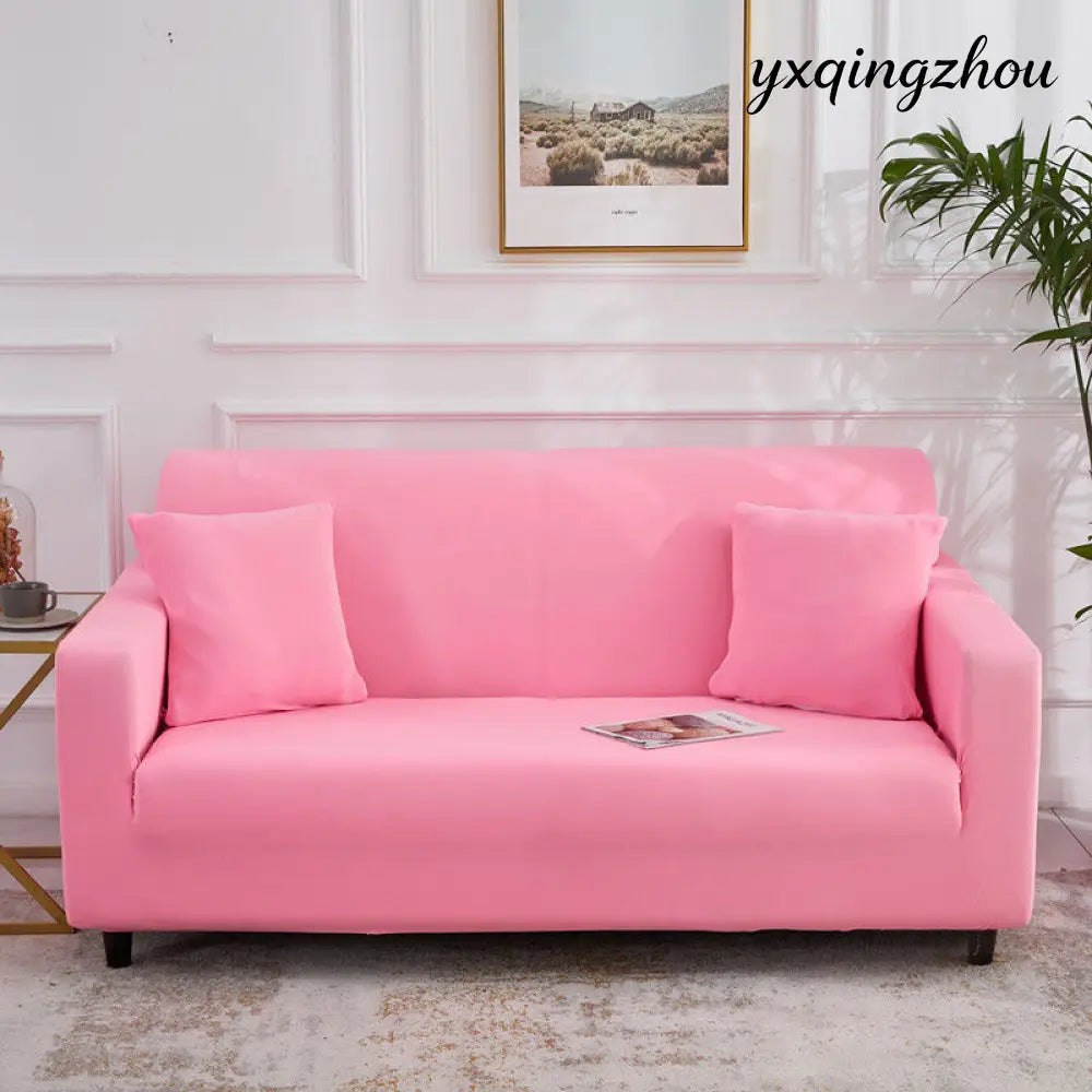 All-Inclusive Stretch Sofa Cover - Single 90 140cm / Light Pink