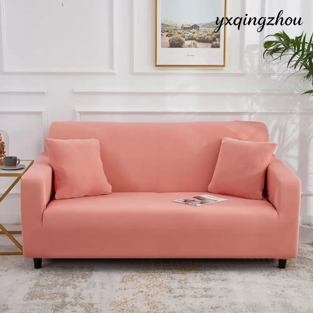 All-Inclusive Stretch Sofa Cover - Single 90 140cm / Red bean paste