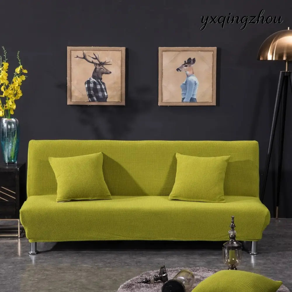 Elastic Sofa Bed Cover - Autumn yellow / M