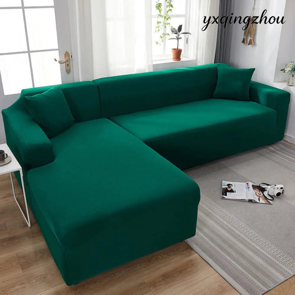 Elastic Stretch Sofa Cover - Green / 90TO140CM