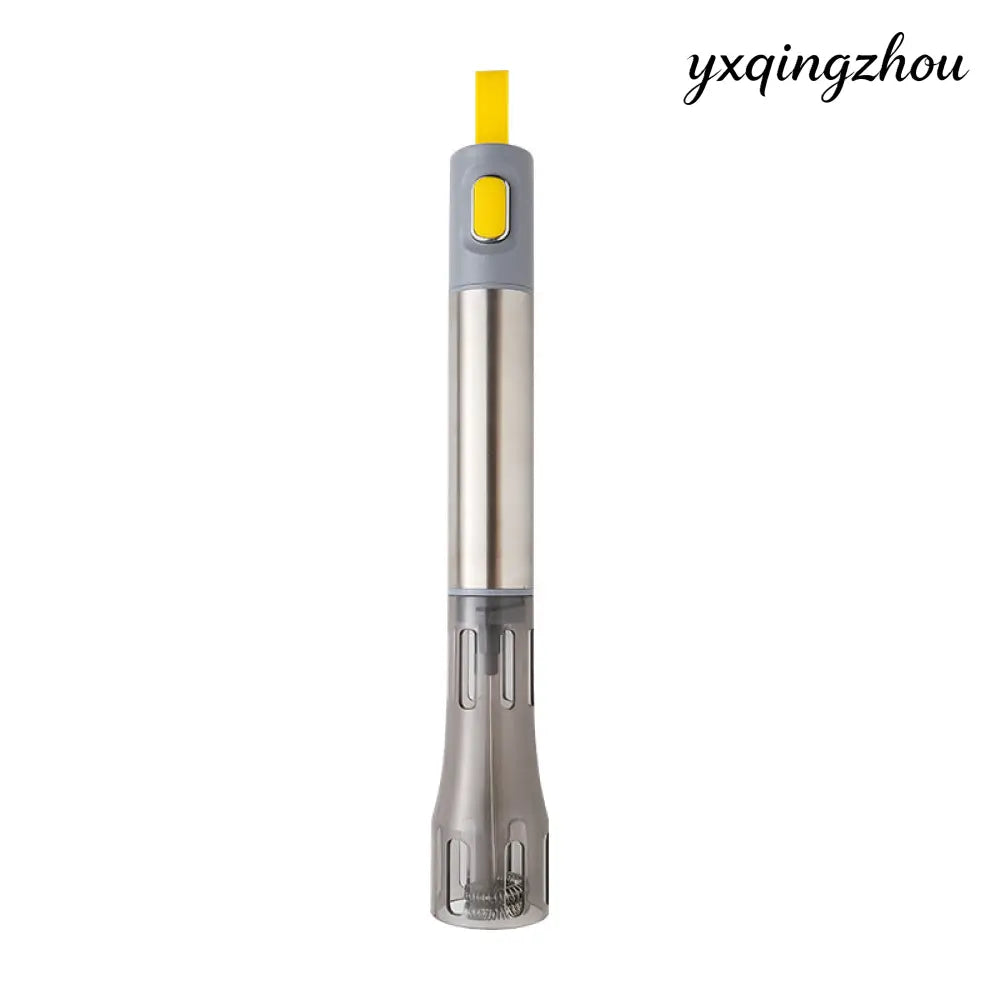 Electric Milk Frother Whisk - Bright yellow