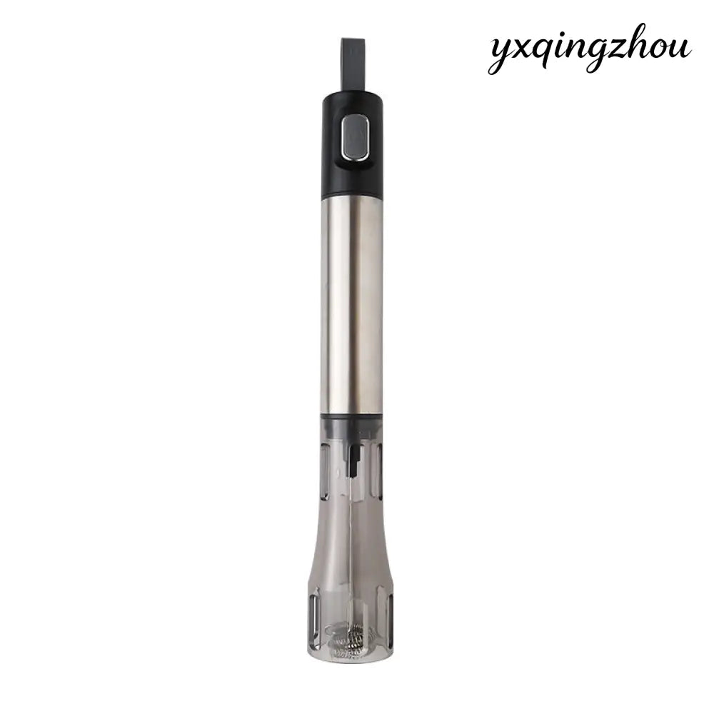Electric Milk Frother Whisk - Dark Grey