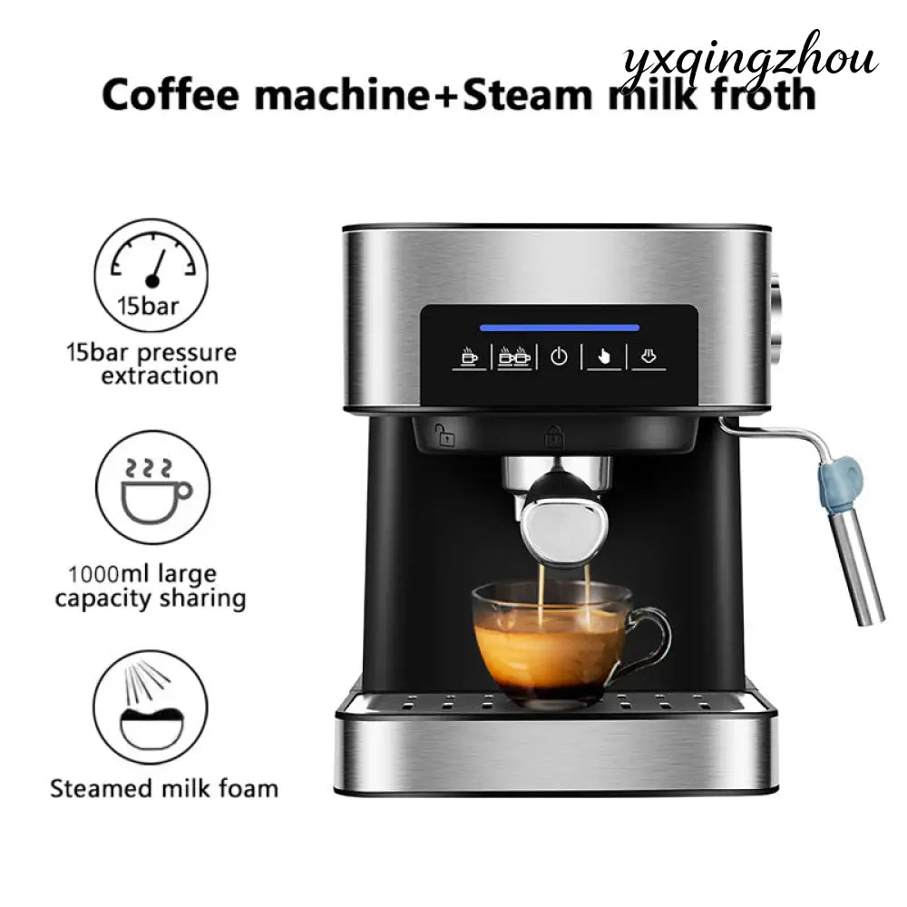 Espresso Machine with Milk Frother - Black / EU