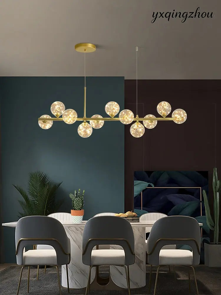 European Multi-Head Dining Pendant Lamp