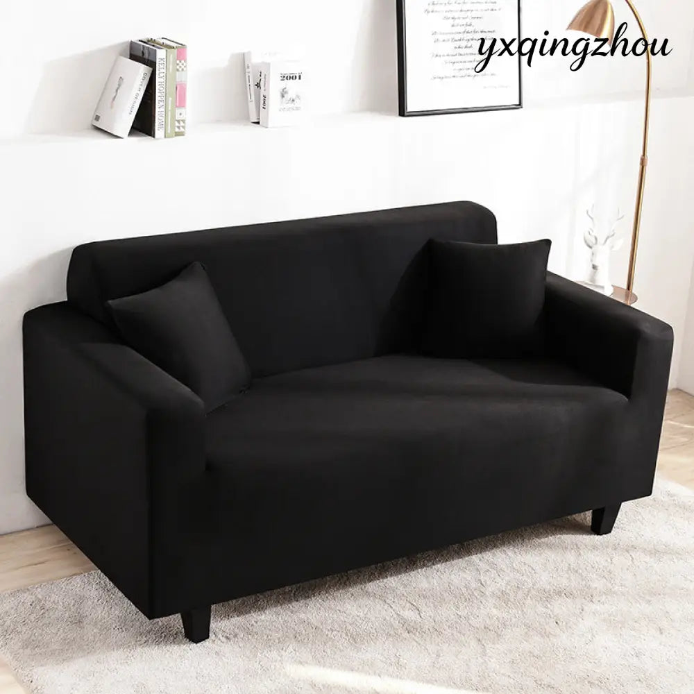 Full Coverage Sofa Cover - Black / 90X140cm