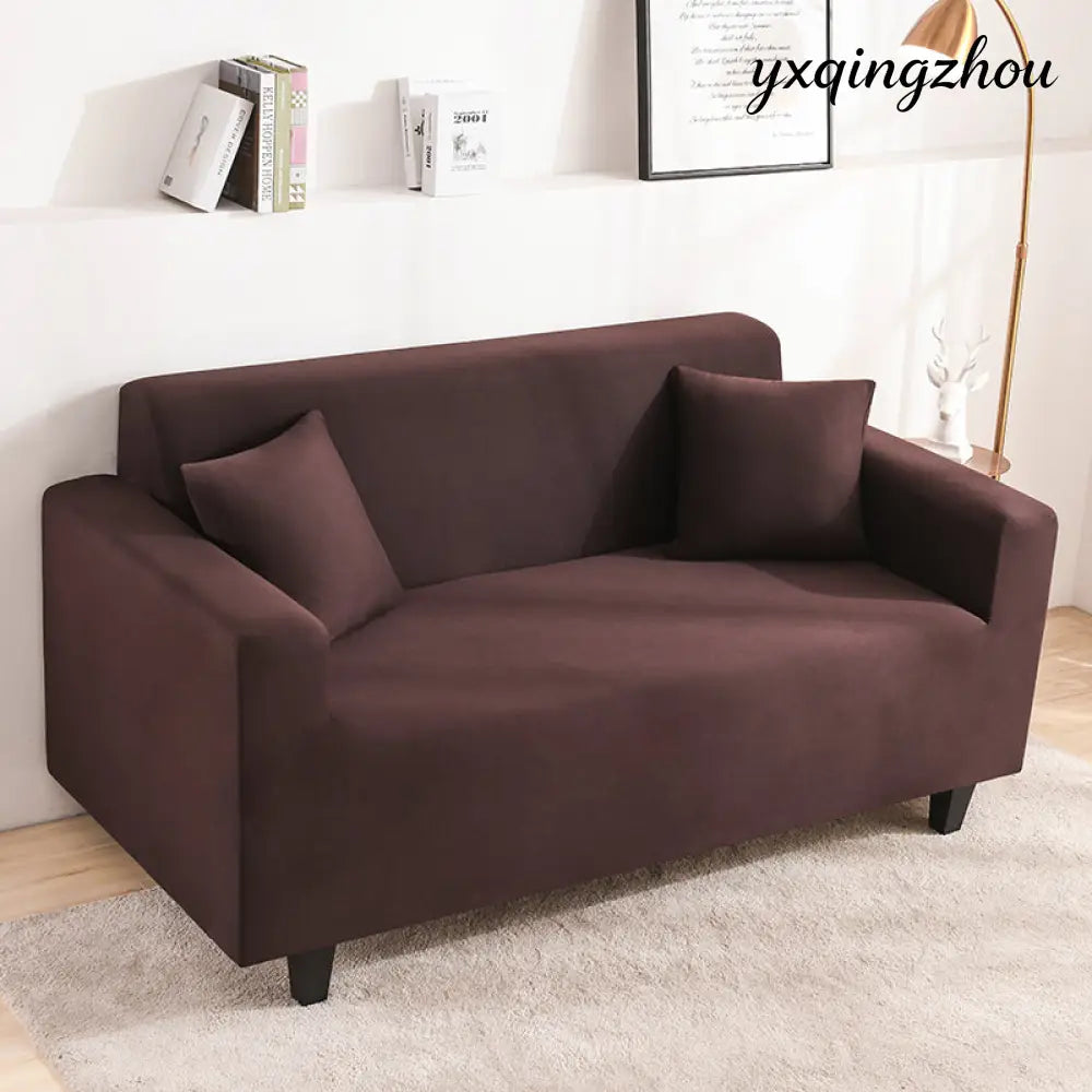 Full Coverage Sofa Cover - Coffee / 190X230cm