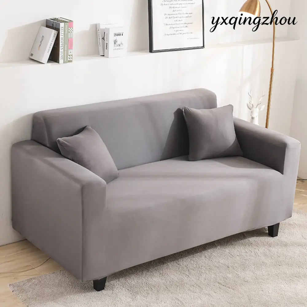 Full Coverage Sofa Cover - Grey / 235X300cm