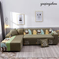 Geometric Print Sofa Cover - A / 90 140