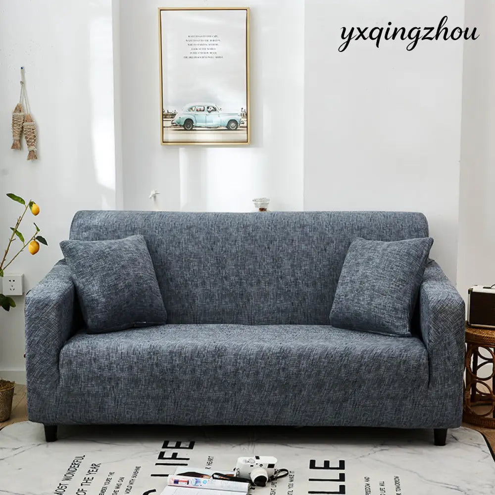 Geometric Print Sofa Cover - Q / 145 185