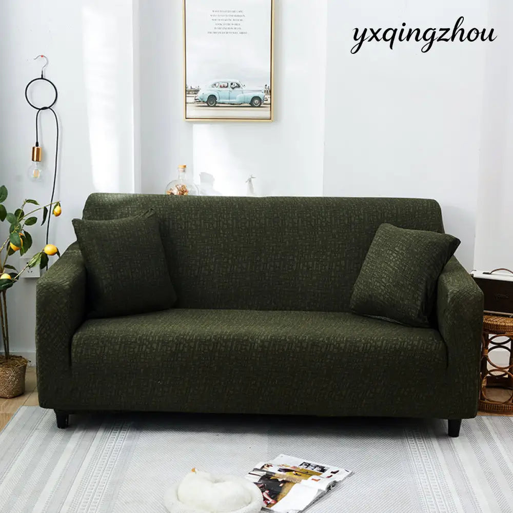 Geometric Print Sofa Cover - R / 190 230