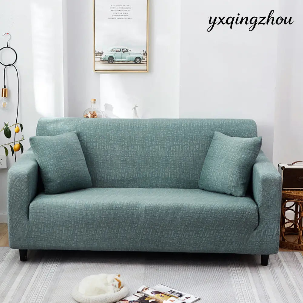 Geometric Print Sofa Cover - S / 145 185