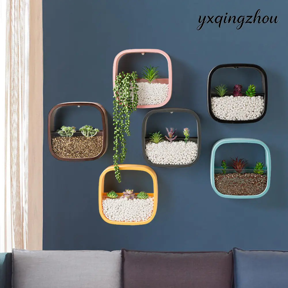 Geometric Wall-Mounted Flower Pot