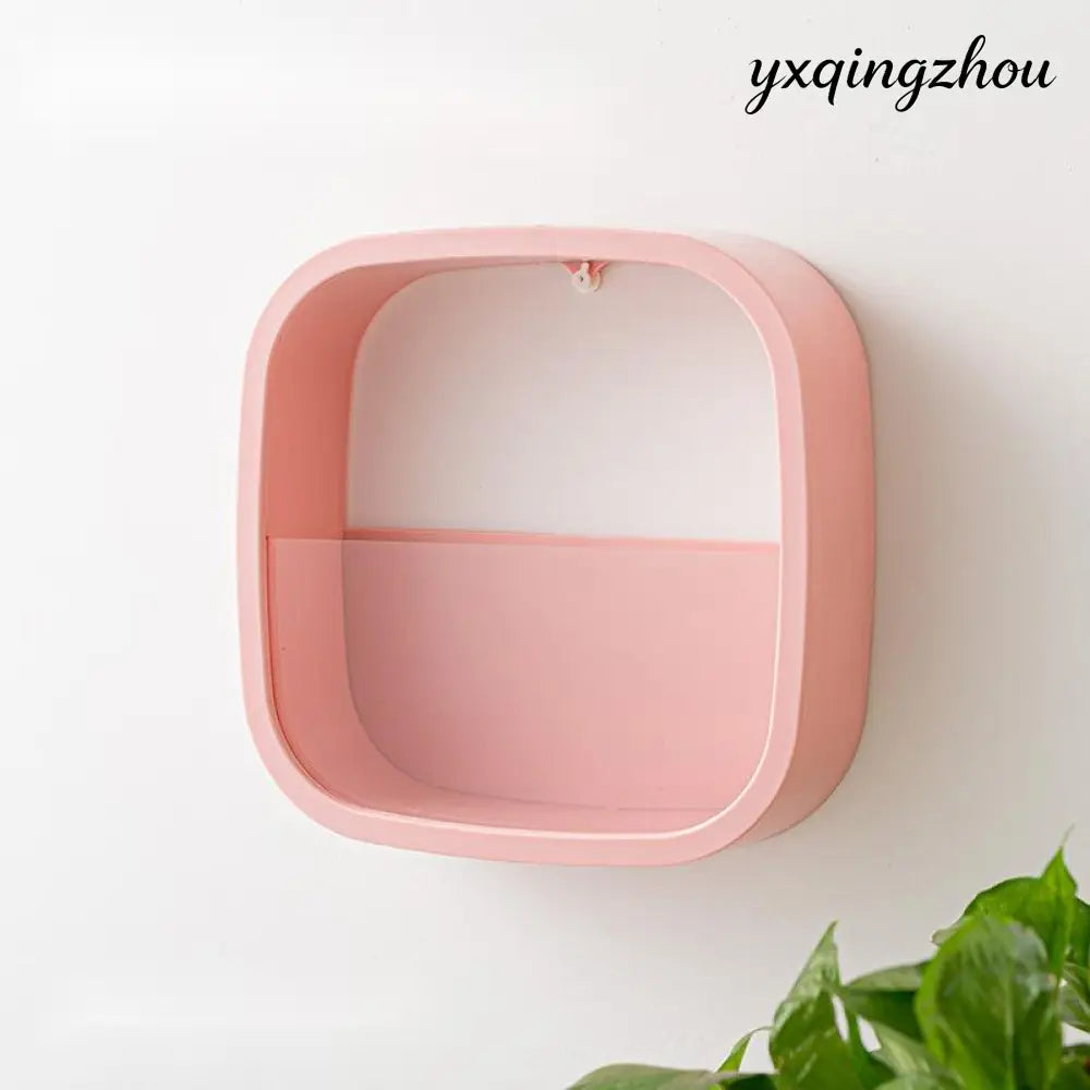 Geometric Wall-Mounted Flower Pot - Pink