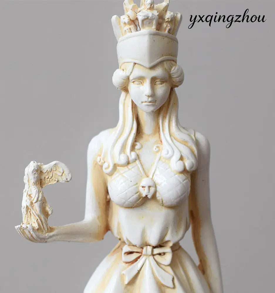 Greek Goddess Athena Resin Statue