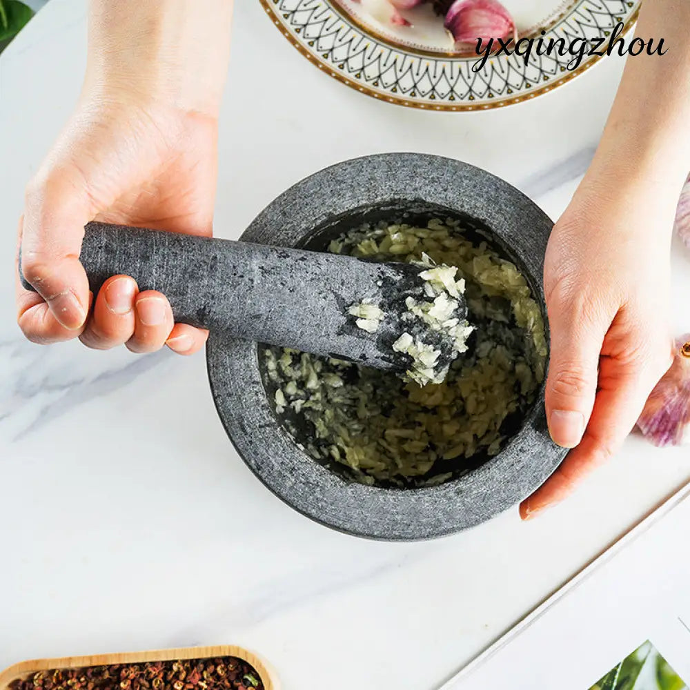 Marble Mortar and Pestle Set