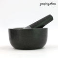 Marble Mortar and Pestle Set - Black