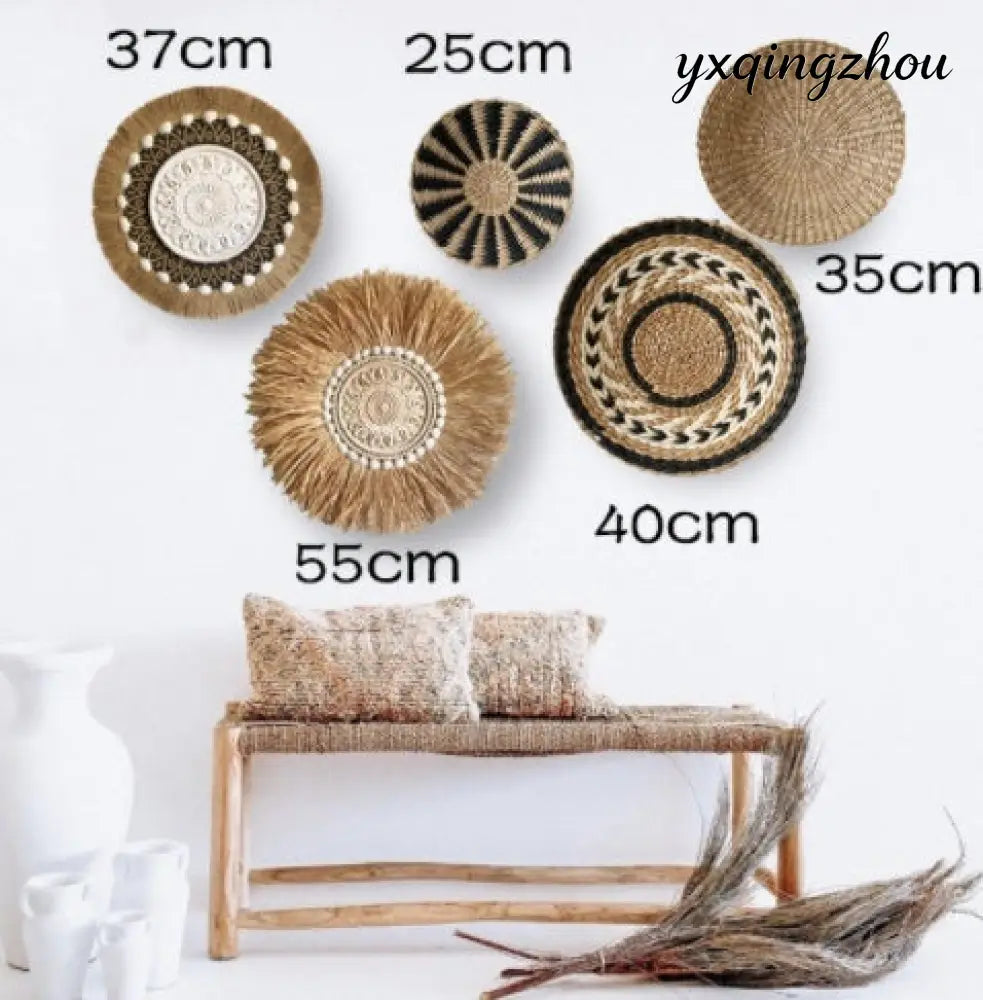 Moroccan Bohemian Wall Hanging Plates - 4Combination