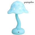 Mushroom USB Night Lamp - 88 1 Blue 2 Gear Light / USB
