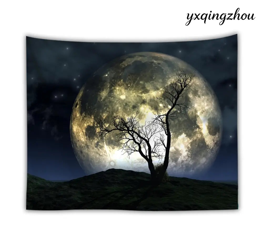 Ocean Moon Wall Tapestry - Fstyle / 150x200cm