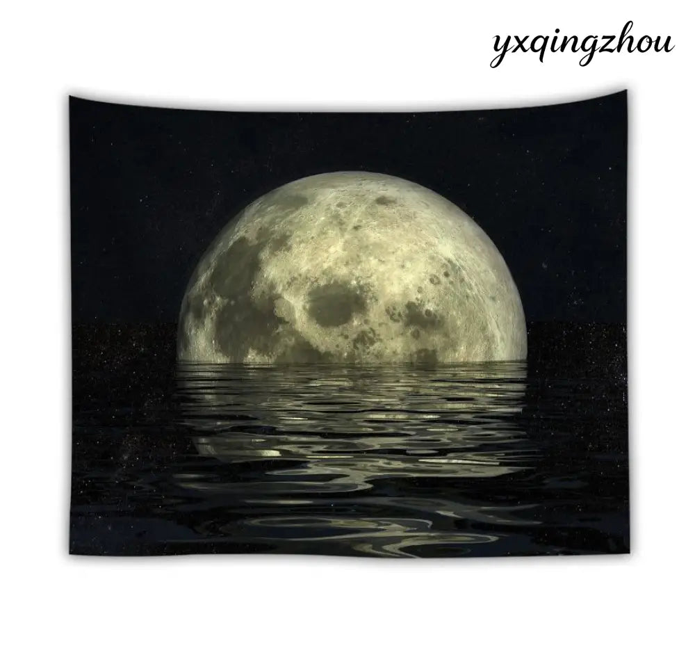 Ocean Moon Wall Tapestry - Gstyle / 150x200cm