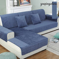 Plush Sofa Cover - Blue / 4XL