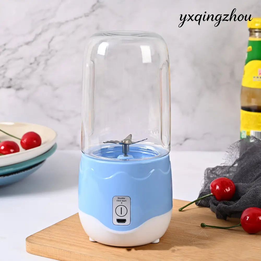 Portable Mini Blender Bottle - Blue / USB