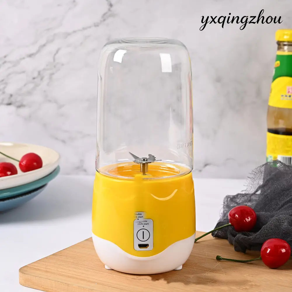 Portable Mini Blender Bottle - Yellow / USB