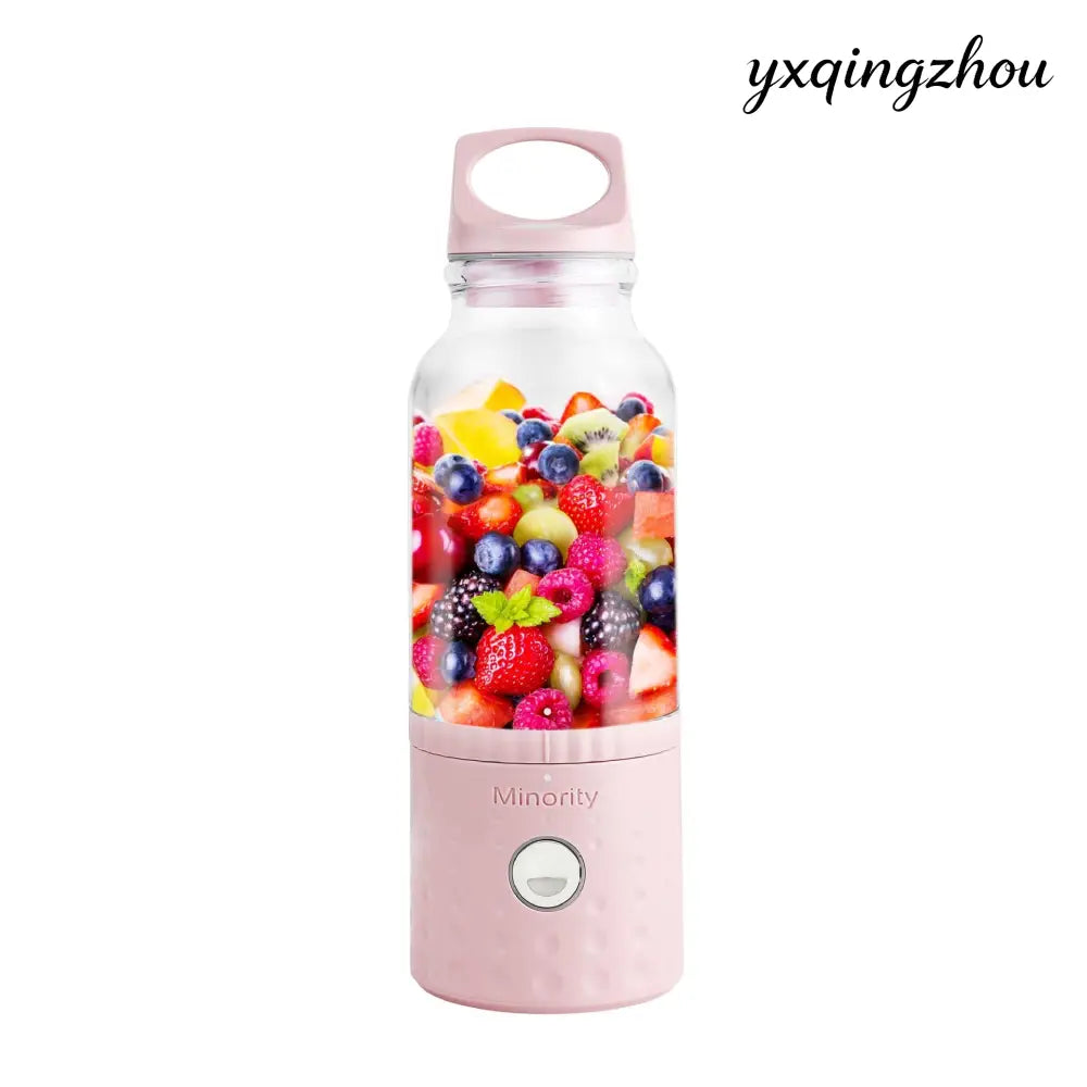 Portable USB Blender Cup - Pink / USB