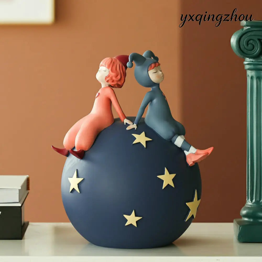 Resin Elf Sculpture Ornament