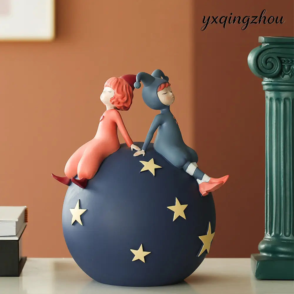 Resin Elf Sculpture Ornament