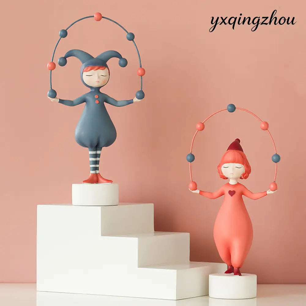 Resin Elf Sculpture Ornament