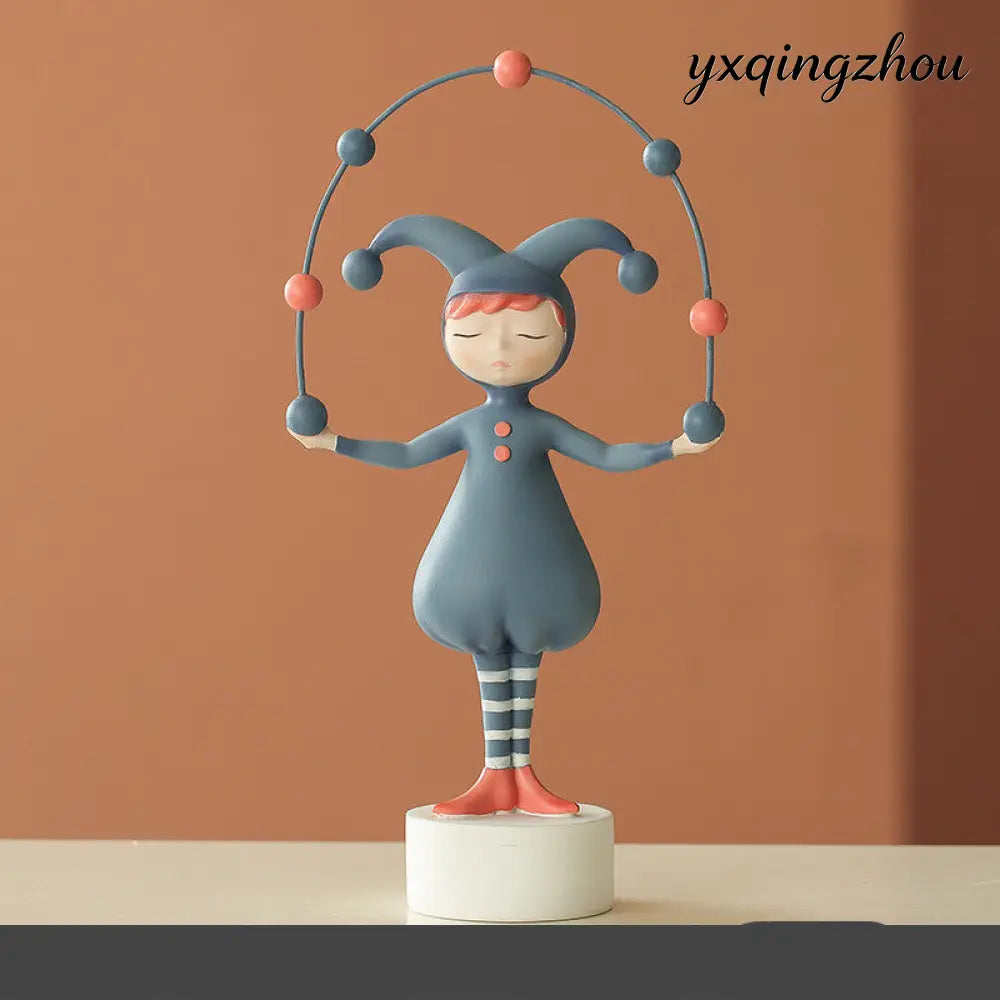 Resin Elf Sculpture Ornament - Elf boy